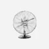 Alva Air 30cm Metal Desk Fan (Chrome)